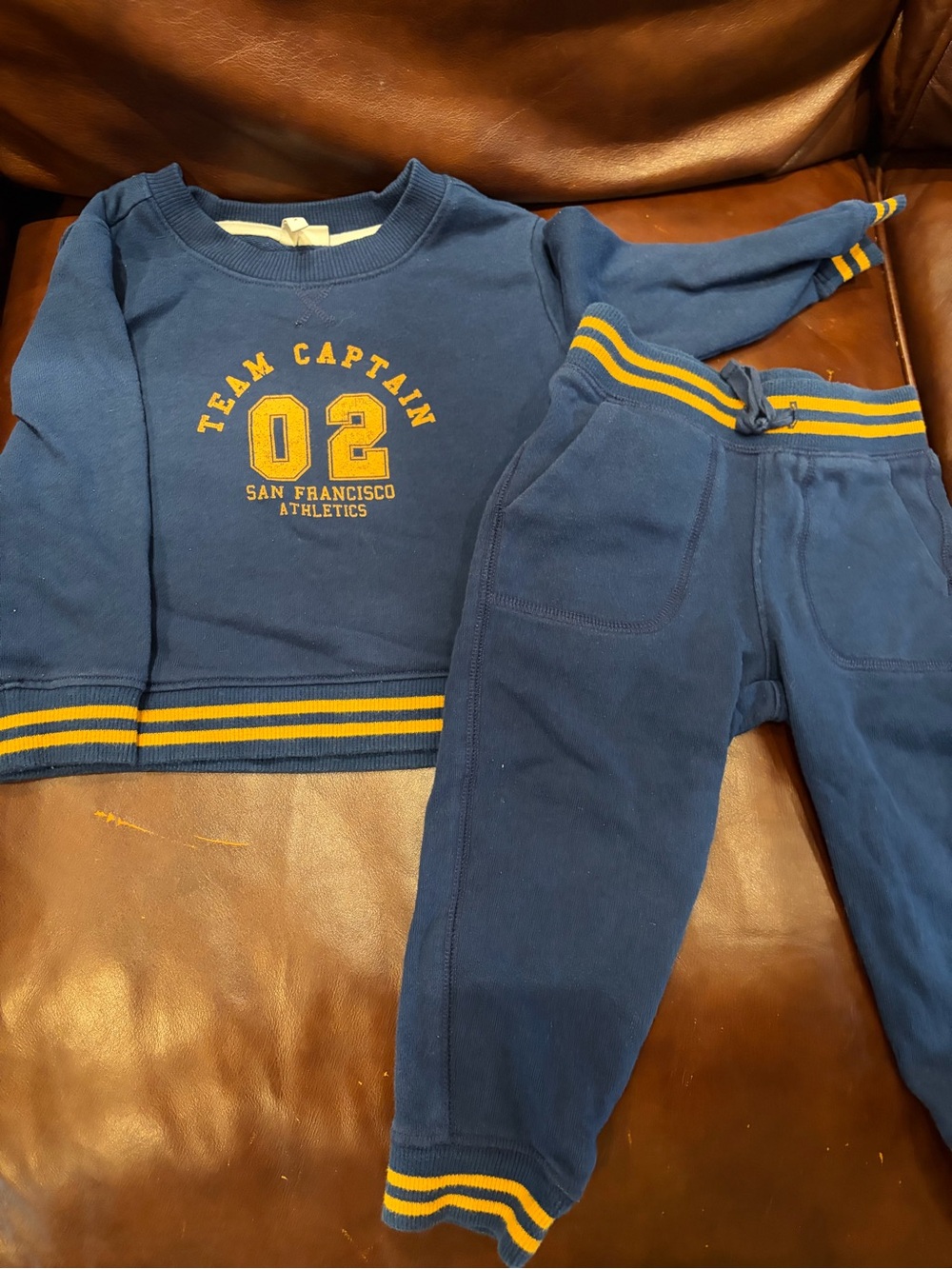 Janie and Jack toddler boys sweatsuit